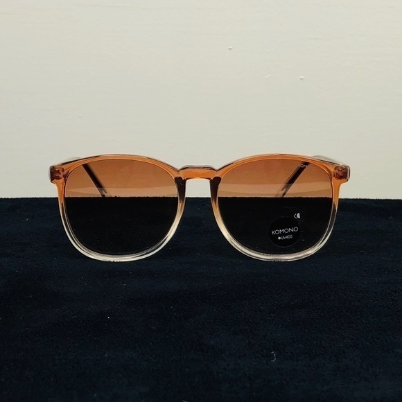 KOMONO Urkel Gradient Peach Sunglasses NEW - Picture 4 of 8